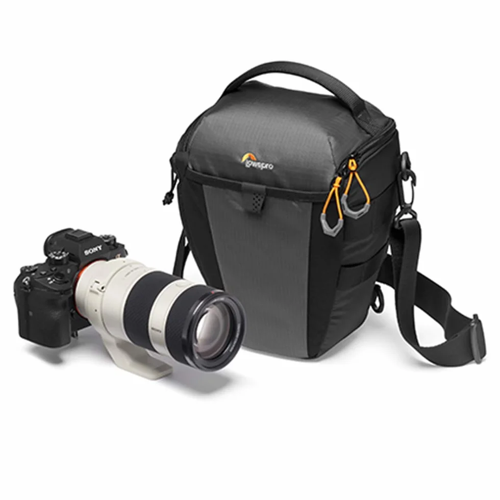Lowepro Photo Active Toploader TLZ 50AW pour Reflex et Hybride Type Sony Alpha 9 avec Sangle d’Epaule Amovible et Plusieurs Poches - LP37346-PWW