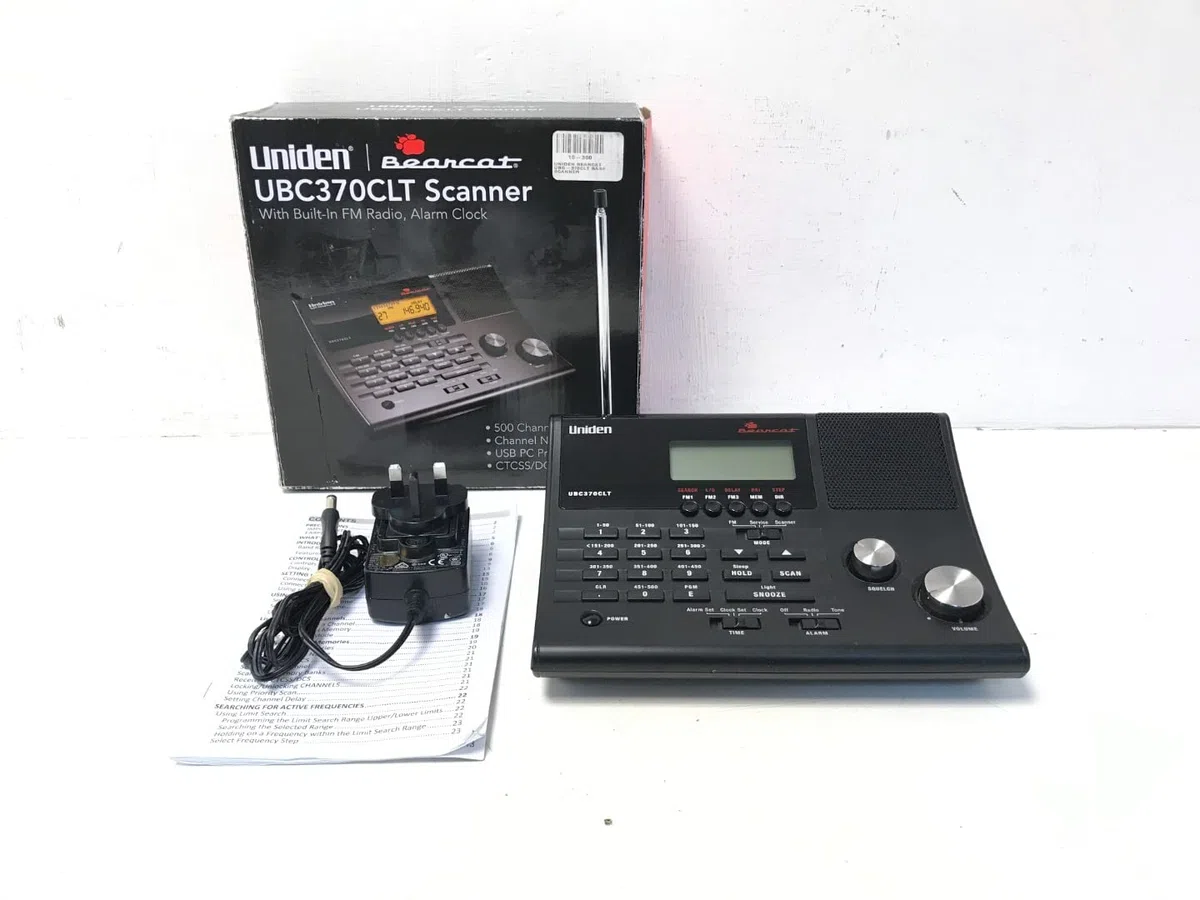 Uniden Bearcat UBC-370CLT Scanner de Base