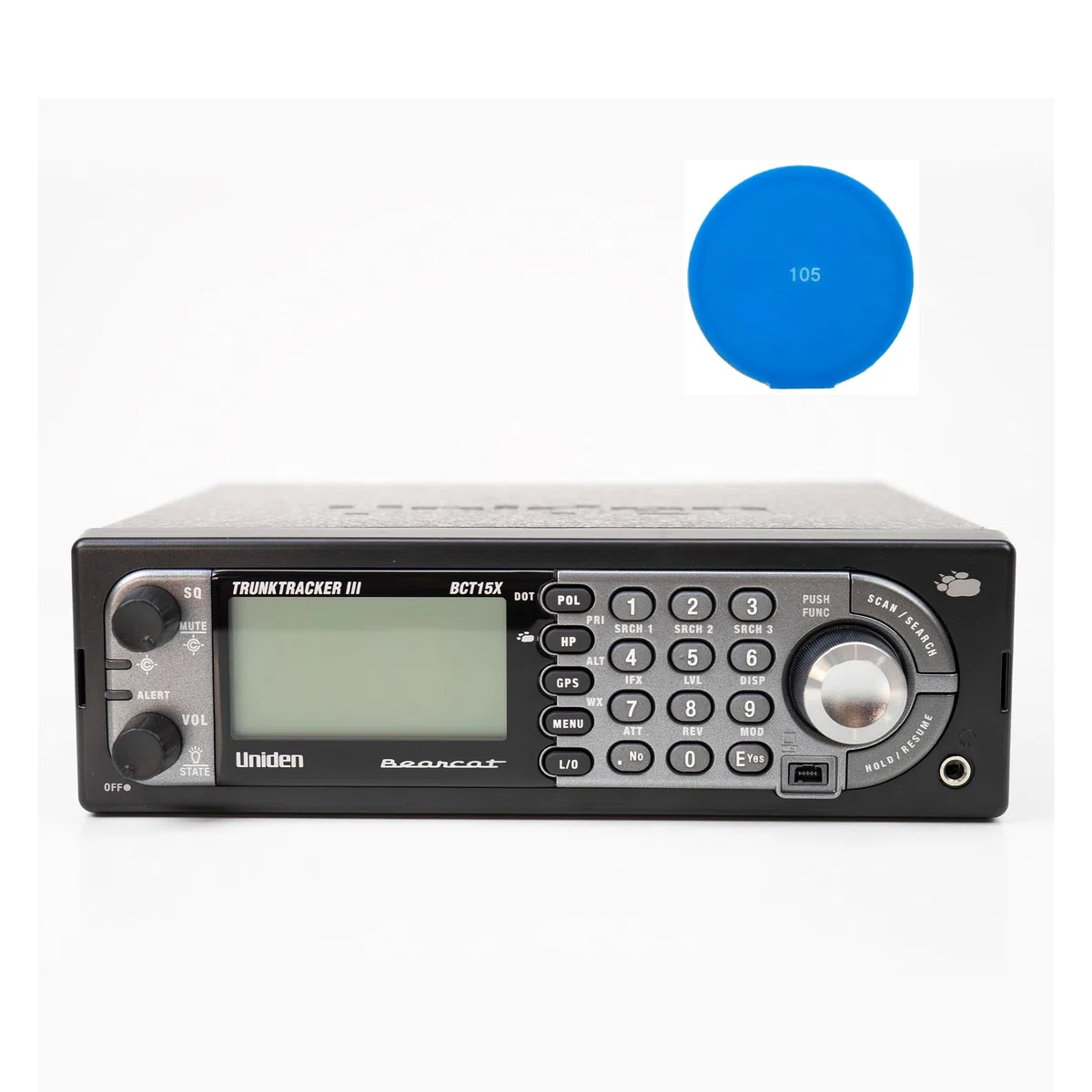 Uniden BCT15X Scanner Kit + Pad Adhésif Bleu Cadeau