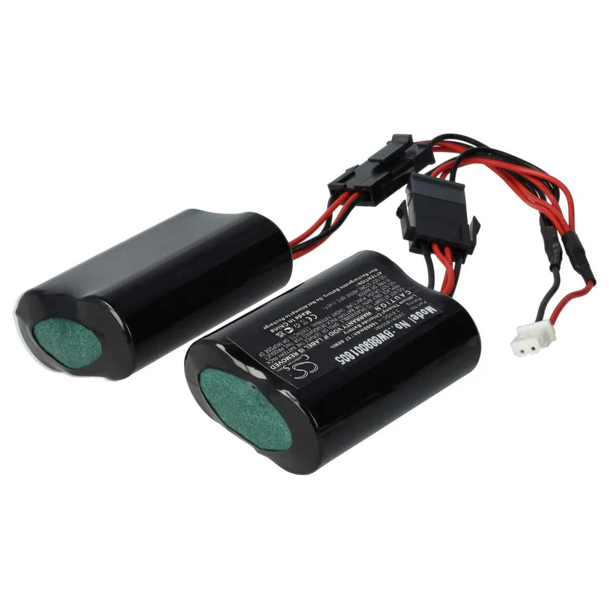 vhbw Pile Remplacement pour Visonic 2XER18505m, 103-304742 pour système d'alarme, sirène extérieure Radio (16000mAh, 3,6V, Li-SOCl2)
