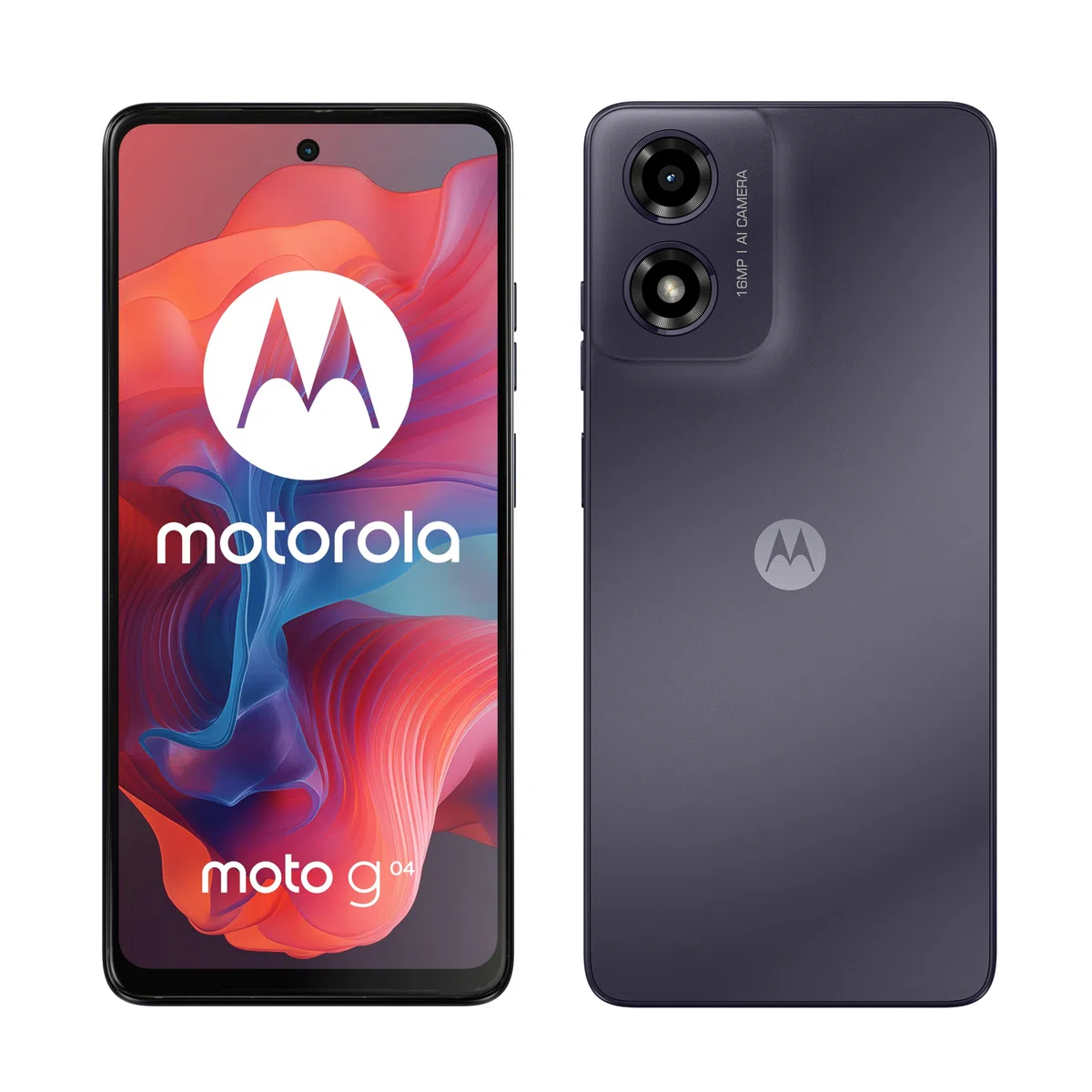 Motorola Moto G04 Smartphone (écran HD+ 6,5", appareil photo 50 MP, batterie 4/64 Go, batterie 5000 mAh, Android Concord Black (renouvelé)