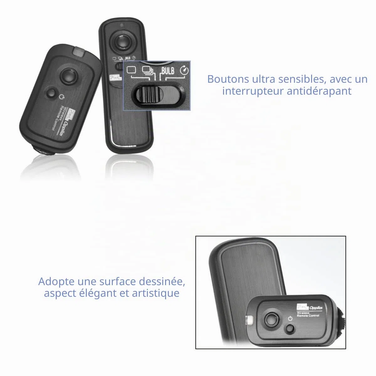 Pixel Déclencheur à Distance DC2 Télécommande sans Fil 328ft pour Nikon MC-DC2 Z5 Z6 Z6 II Z7 Z7 II D750 D780 D7500 D7200 D7000 D5600 D5500 D5300 D3300 D610 D600 D90 COOLPIX P7700 P7800 P950 P1000