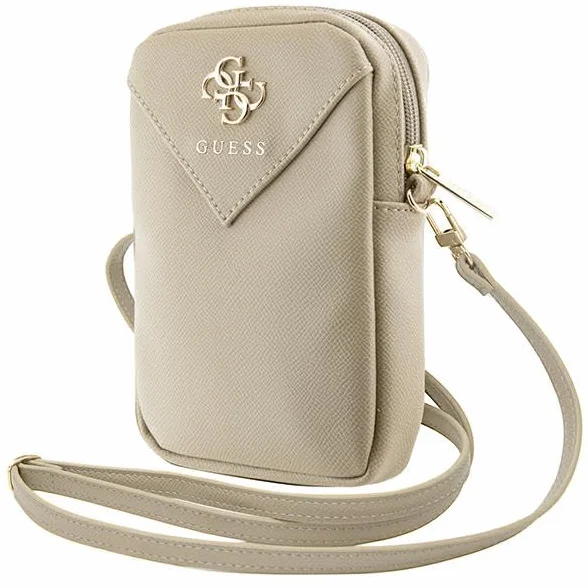 CG MOBILE Guess GUWBZPGSTEGD Sac à fermeture éclair Or clair Triangle 4G