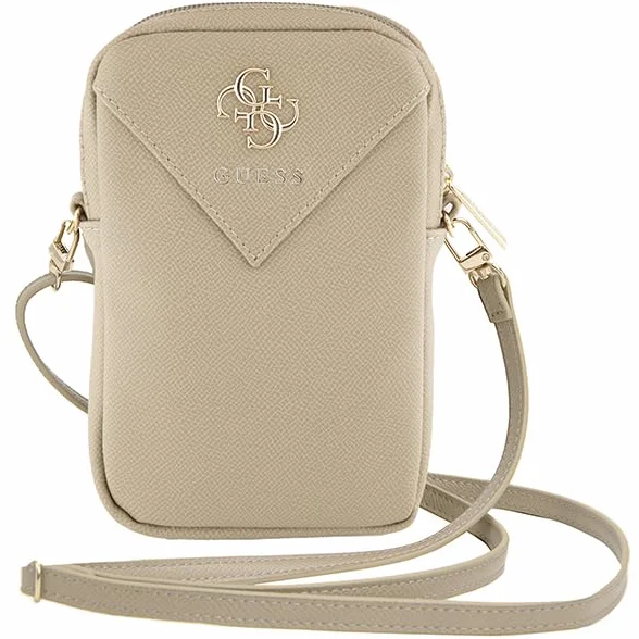 CG MOBILE Guess GUWBZPGSTEGD Sac à fermeture éclair Or clair Triangle 4G