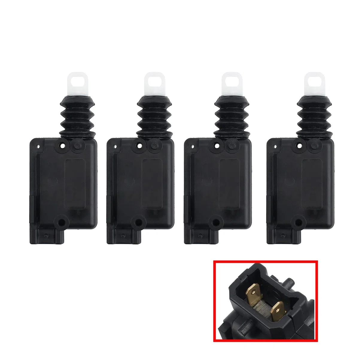 (Lot de 4) Moteur de Centralisation de Porte ou Coffre compatible pour DUSTER LOGAN LODGY SANDERO MOVANO R19 2 R21 R25 CLIO ESPACE KANGOO MASTER 2 MEGANE I SCENIC TRAFIC TWINGO - 6025001797 7701039565