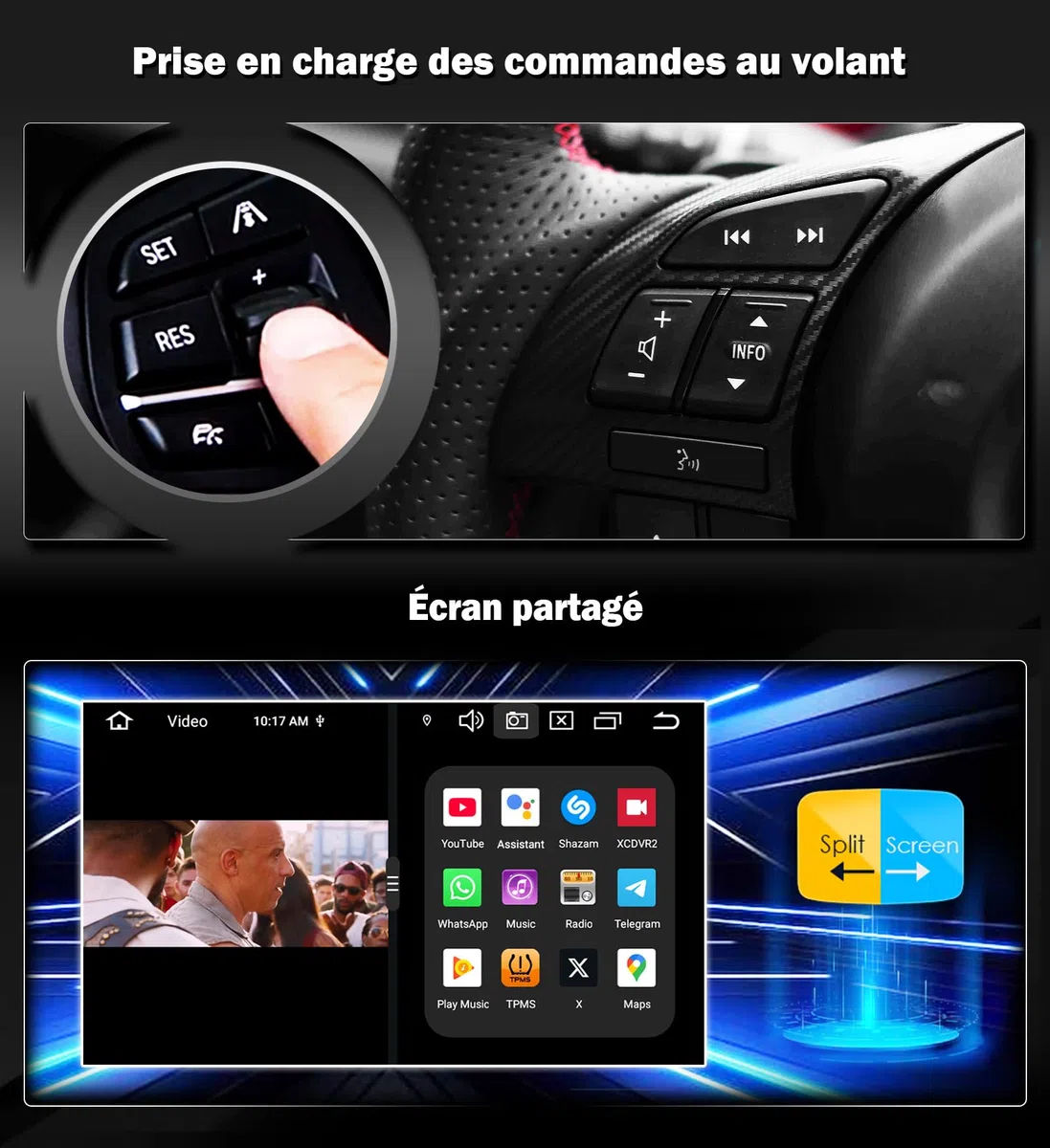 7" Android 16 DVD Autoradio Mercedes A/B Class W169 W245 Sprinter Vito W639 | erisin 4+64Go 8 Core Carplay Android Auto GPS Navigateur Stéréo Bluetooth 5.0 WiFi Écran tactile Lecteur CD Canbus