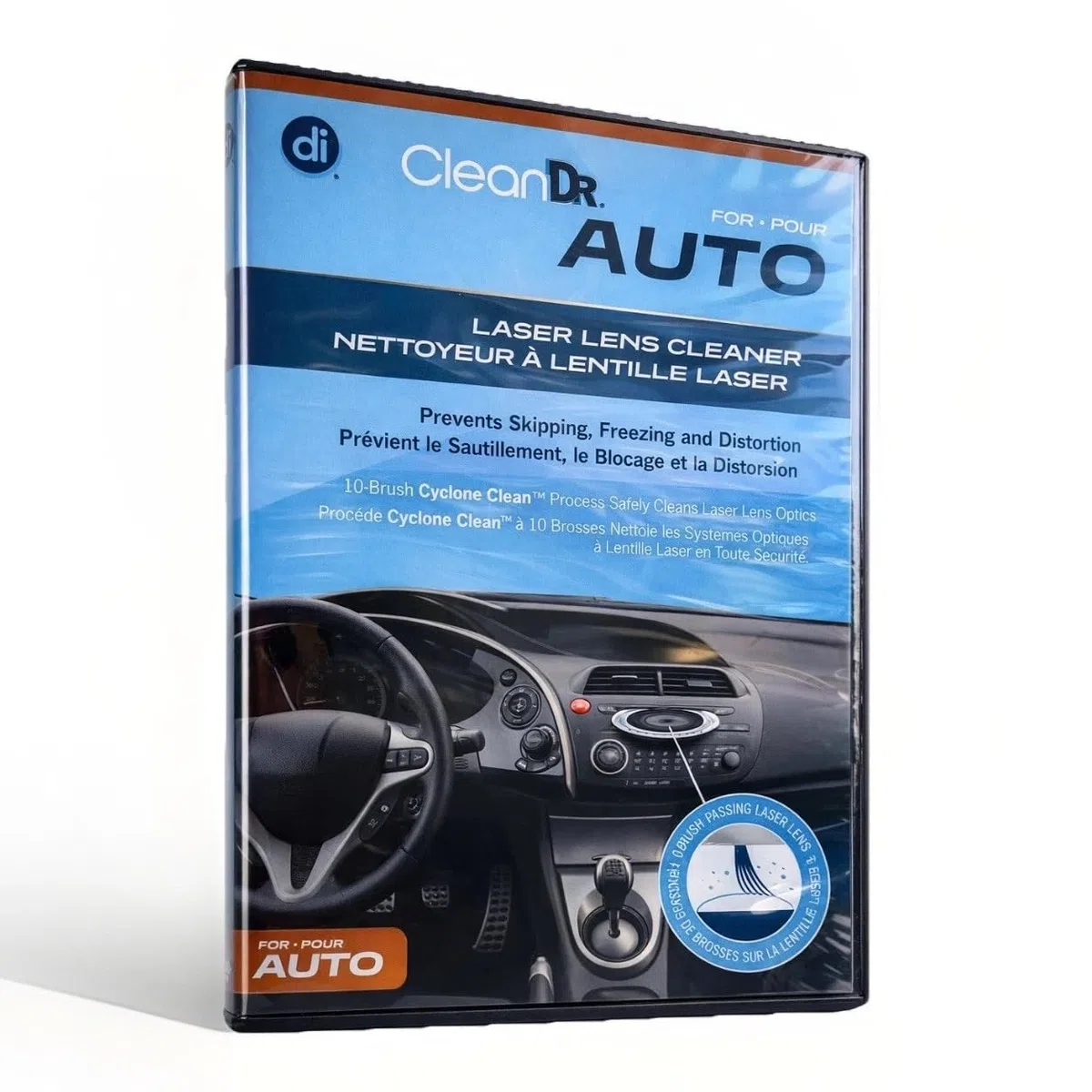 Digital Innovations CleanDr 4190500 Nettoyeur de lentille Laser pour Voiture Audio et vidéo