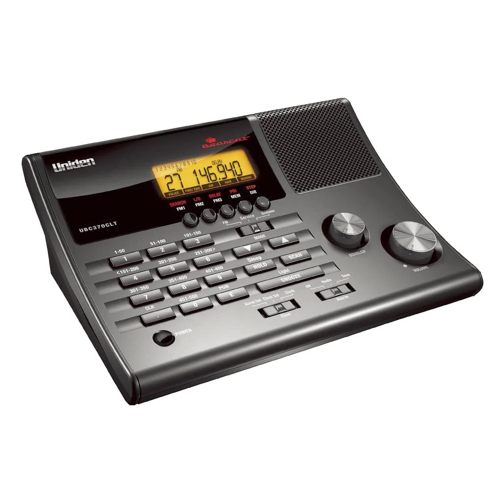 Uniden UBC370CLT Scanner Kit + Pad Adhésif Bleu Cadeau