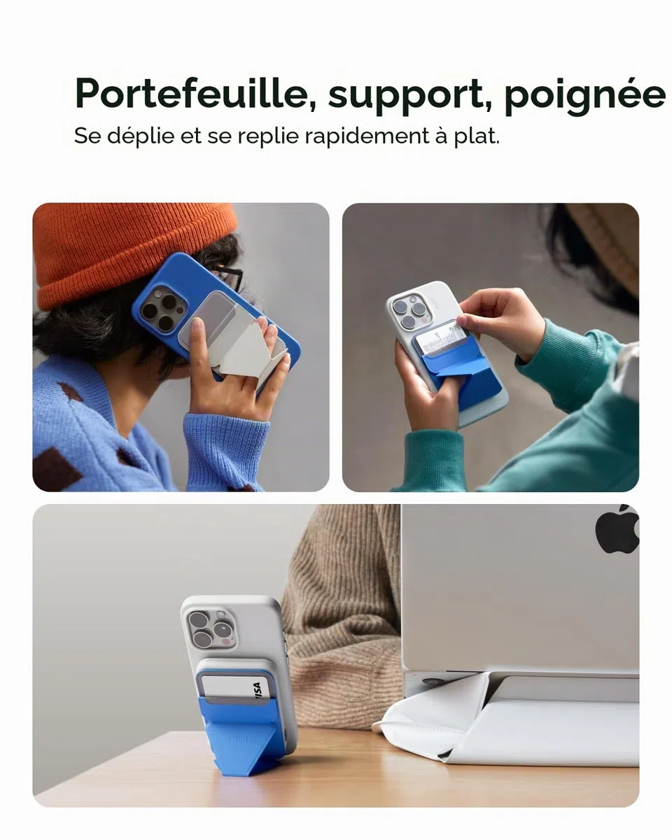 MOFT Snap Portefeuille pour Magsafe pour iPhone 17/16/15/14/13/12 Series