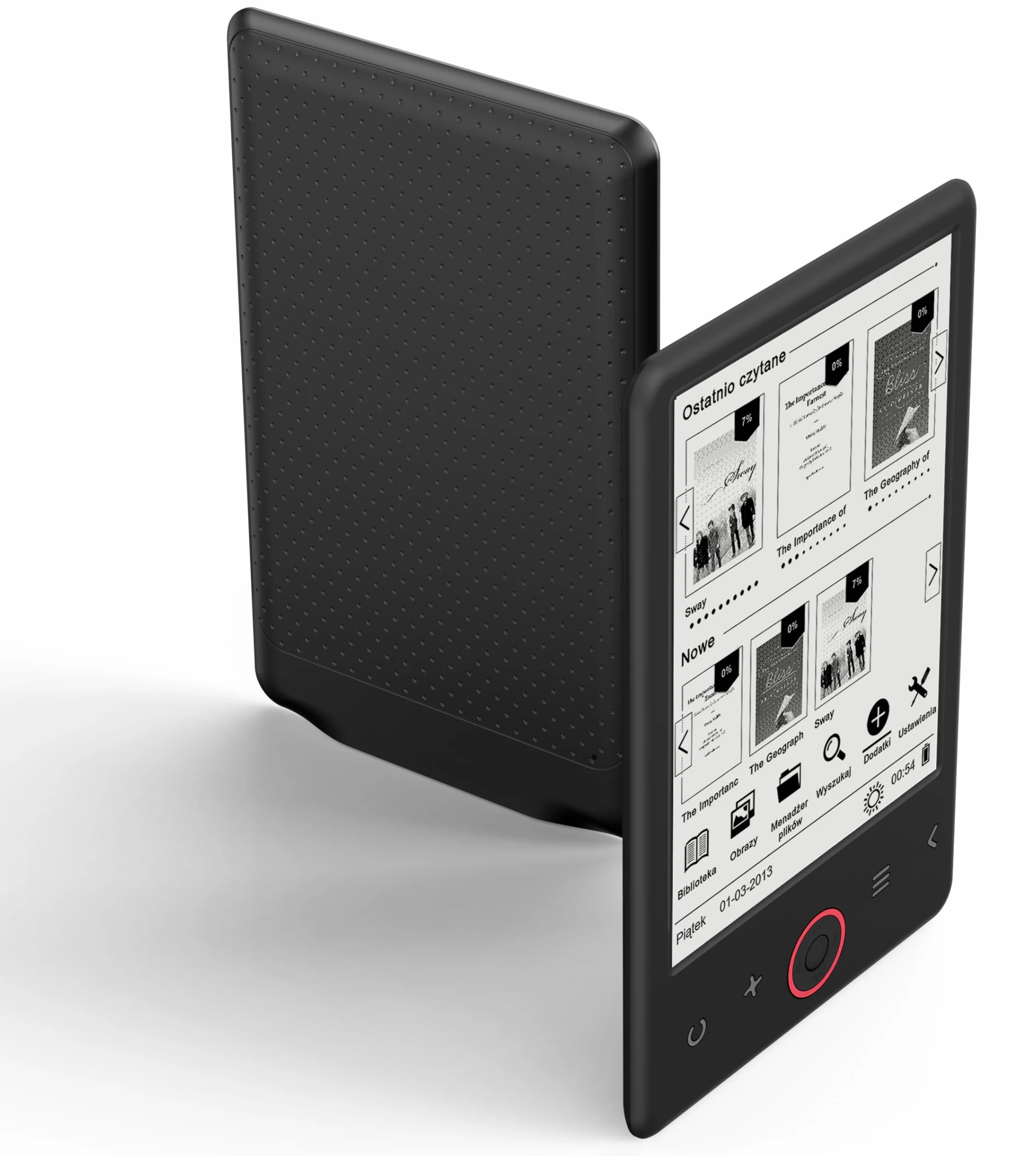Lecteur d'ebooks bemi Cognita Light 2 - E-ink 6" avec technologie Carta | rétroéclairage intelligent (lumière chaude et froide) | 8 Go de mémoire | 1900 mAh