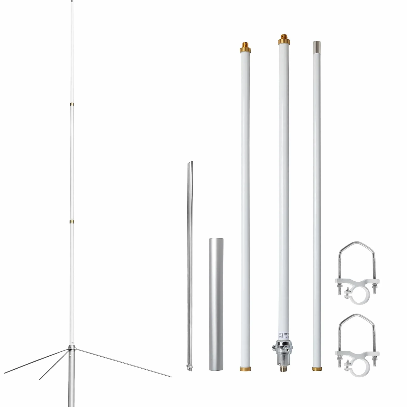 HYS Antenne VHF UHF 86,61" - Antenne de station de base à gain élevé avec connexion SL16 pour radio et répéteur