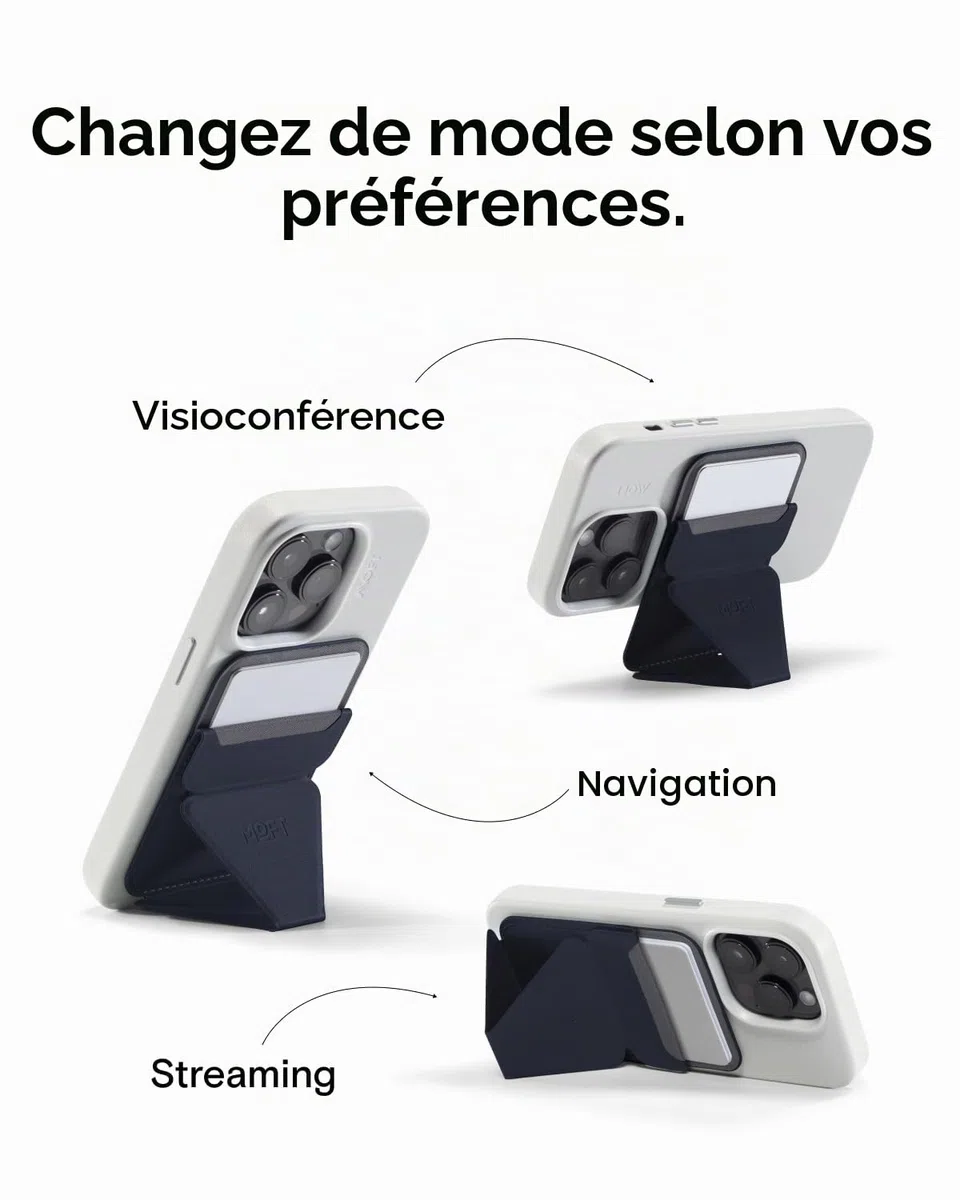 MOFT Snap Portefeuille pour Magsafe pour iPhone 17/16/15/14/13/12 Series