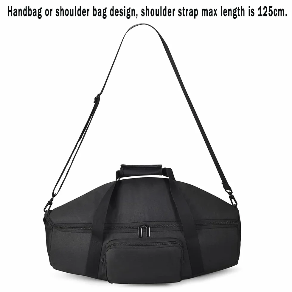 Étui Boombox 3/Boombox 3 WiFi Sac de Protection pour JBL Boombox 3 Portable Haut-Parleur Bluetooth,Boombox 2 Chargeur câble Transport, Housse Rangement Voyage, Sac à bandoulière (Noir)