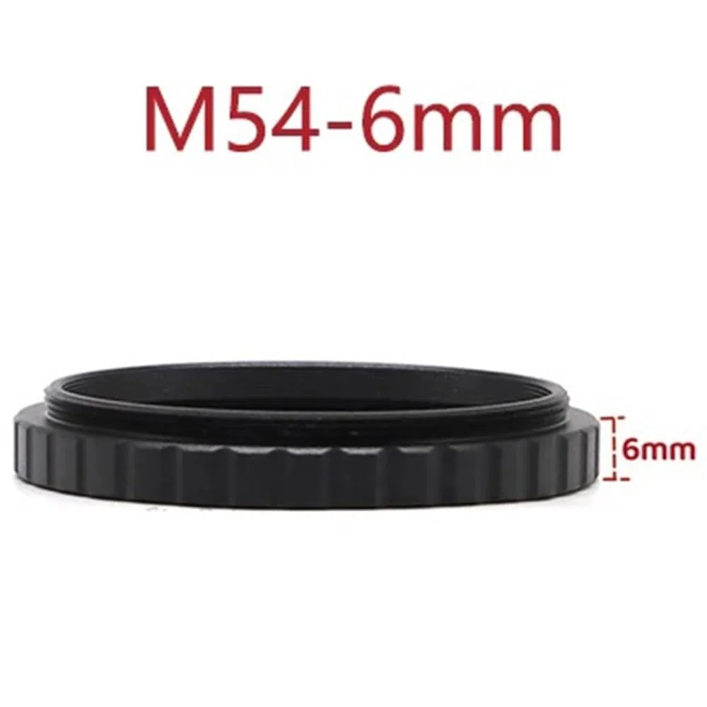 Pièces détachées pour télescope astronomique Télescope M54X0,75 Extension T Anneau Cylindre 4/5/6/7/8/9/10/15/20mm Interception Arrière Anneau Focal Allongé(M54-6mm)