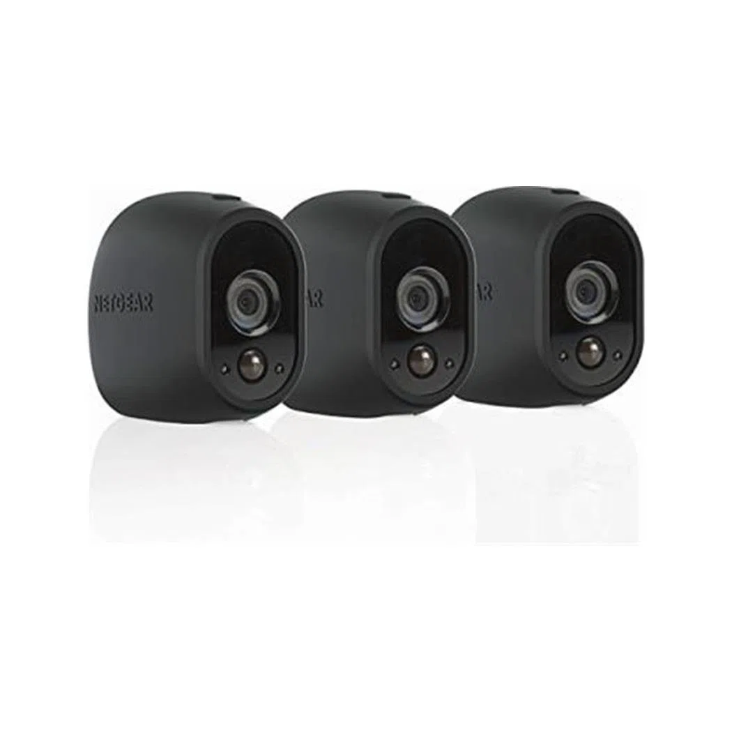 Netgear VMA1200B-10000S Housse en Silicone pour Caméra Arlo Pack de 3 Noir