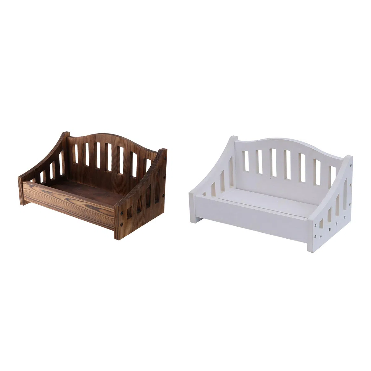 Morain Accessoires Photo Bébé Chaise Pose Lit Photo Nouveau-né Studio Photo Lit Pose Meubles en Bois Accessoires Photo Bébé pour Séance Photo Garçon D Mois Accessoires Photo pour Bébé