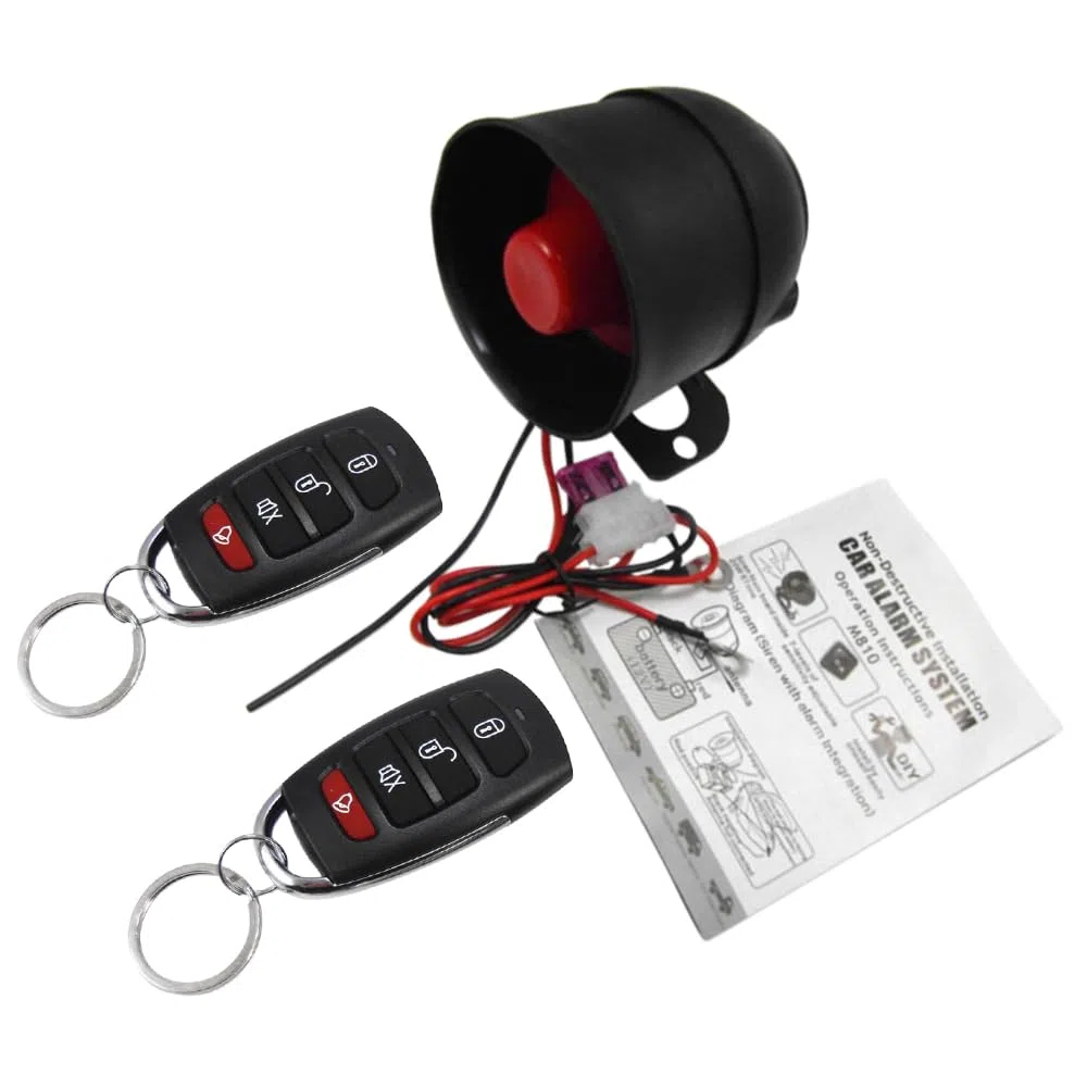 Alarme Universelle de Voiture, système de Protection antivol avec télécommandes, adapté aux Voitures DC12V