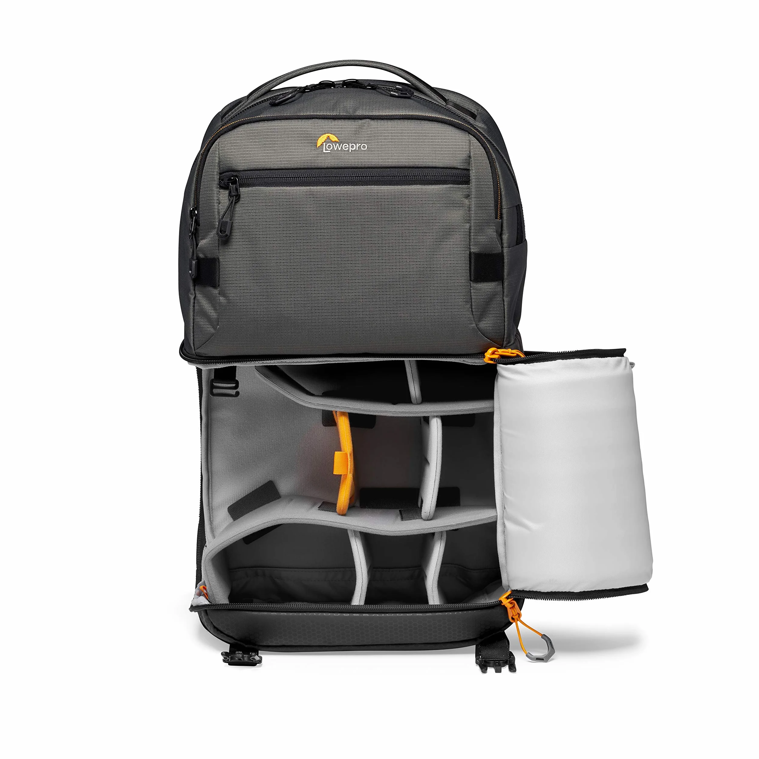 Lowepro Fastpack PRO BP 250 AW III Sac à Dos pour Appareils Hybrides ou Reflex avec Accès QuickDoor, Compartiment pour PC portable 15", Sac à Dos Appareil Photo en Tissu Indéchirable 300D LP37331-PWW