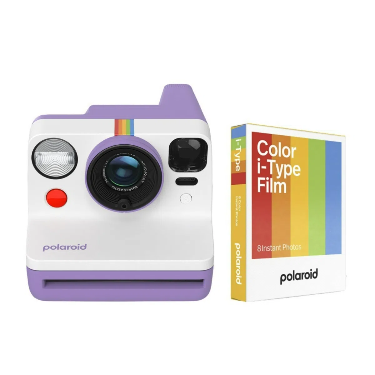 Appareil photo instantan� Polaroid Now + Pack de films 8 photos Violet