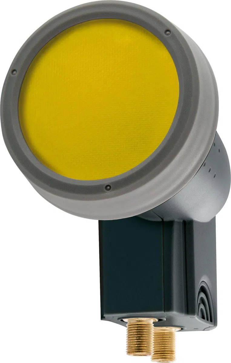 SCHWAIGER 340 Twin LNB Sun Protect Digital résistant à la Chaleur Capuchon LNB Accessoires pour antenne parabolique pour multiswitches Protection Contre Les intempéries Contacts dorés Anthracite