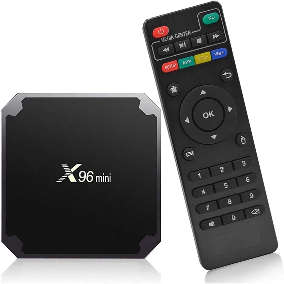 X96 Mini® boitier IPTV, Lecteur Multimédia de Diffusion en continu Smart Android 10.0, 2GO RAM 16GO ROM, boitier IPTV, WiFi, Allwinner H313, Prend en Charge 4K HD, chipset Quad-Core, H256 X96Q