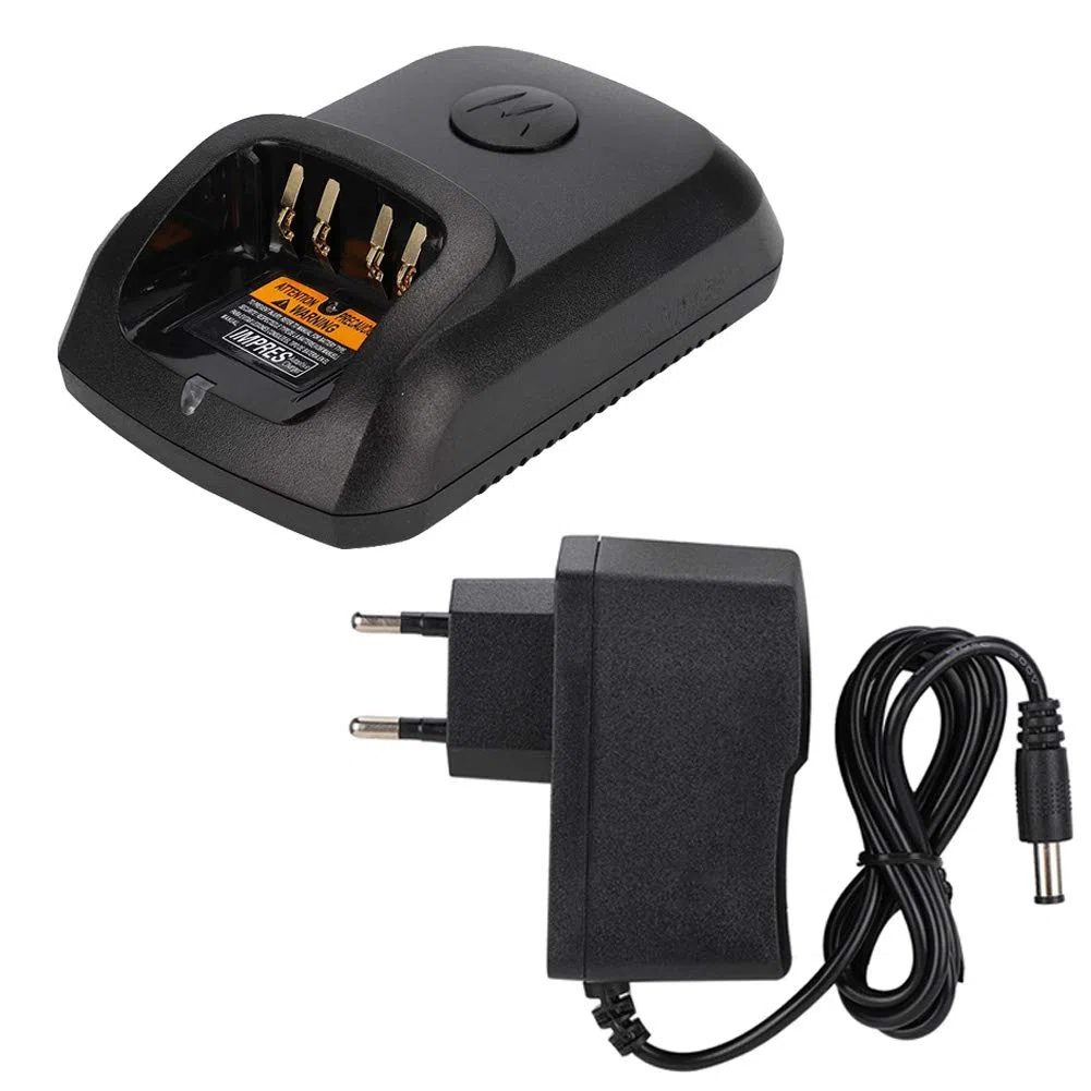 Chargeur de Bureau pour Talkie-walkie, Chargeur Radio Bidirectionnel Compact, Simple, Station de Stable pour Talkie-walkie 100-240 V pour XIR P8268 DP4400
