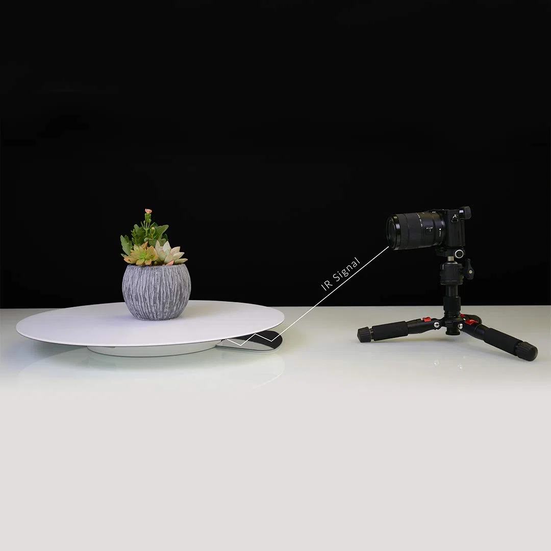 Foldio3 + 360 Studio Fullset (60cm x 60cm Photo Lightbox Studio with 25cm Bluetooth 360 Photography Turntable and 50cm Extended Plate Set)