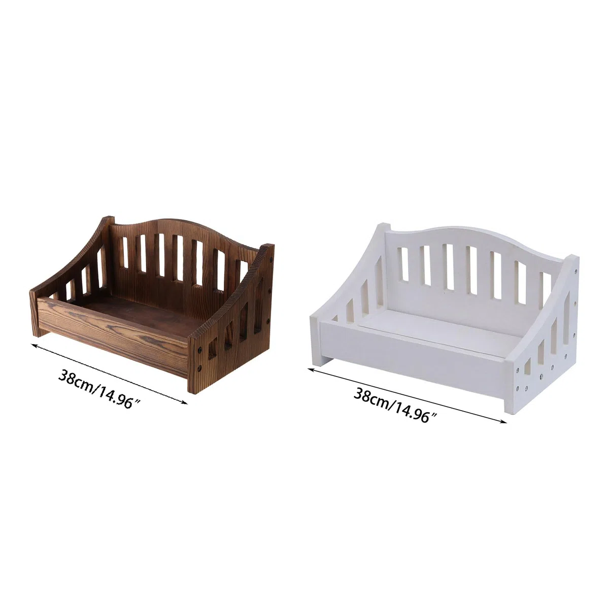 Morain Accessoires Photo Bébé Chaise Pose Lit Photo Nouveau-né Studio Photo Lit Pose Meubles en Bois Accessoires Photo Bébé pour Séance Photo Garçon D Mois Accessoires Photo pour Bébé