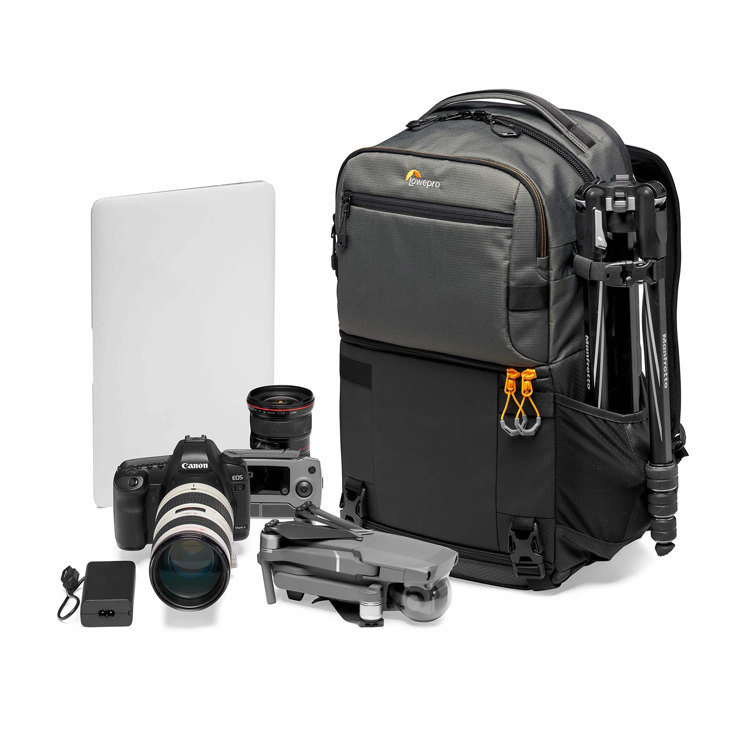Lowepro Fastpack PRO BP 250 AW III Sac à Dos pour Appareils Hybrides ou Reflex avec Accès QuickDoor, Compartiment pour PC portable 15", Sac à Dos Appareil Photo en Tissu Indéchirable 300D LP37331-PWW