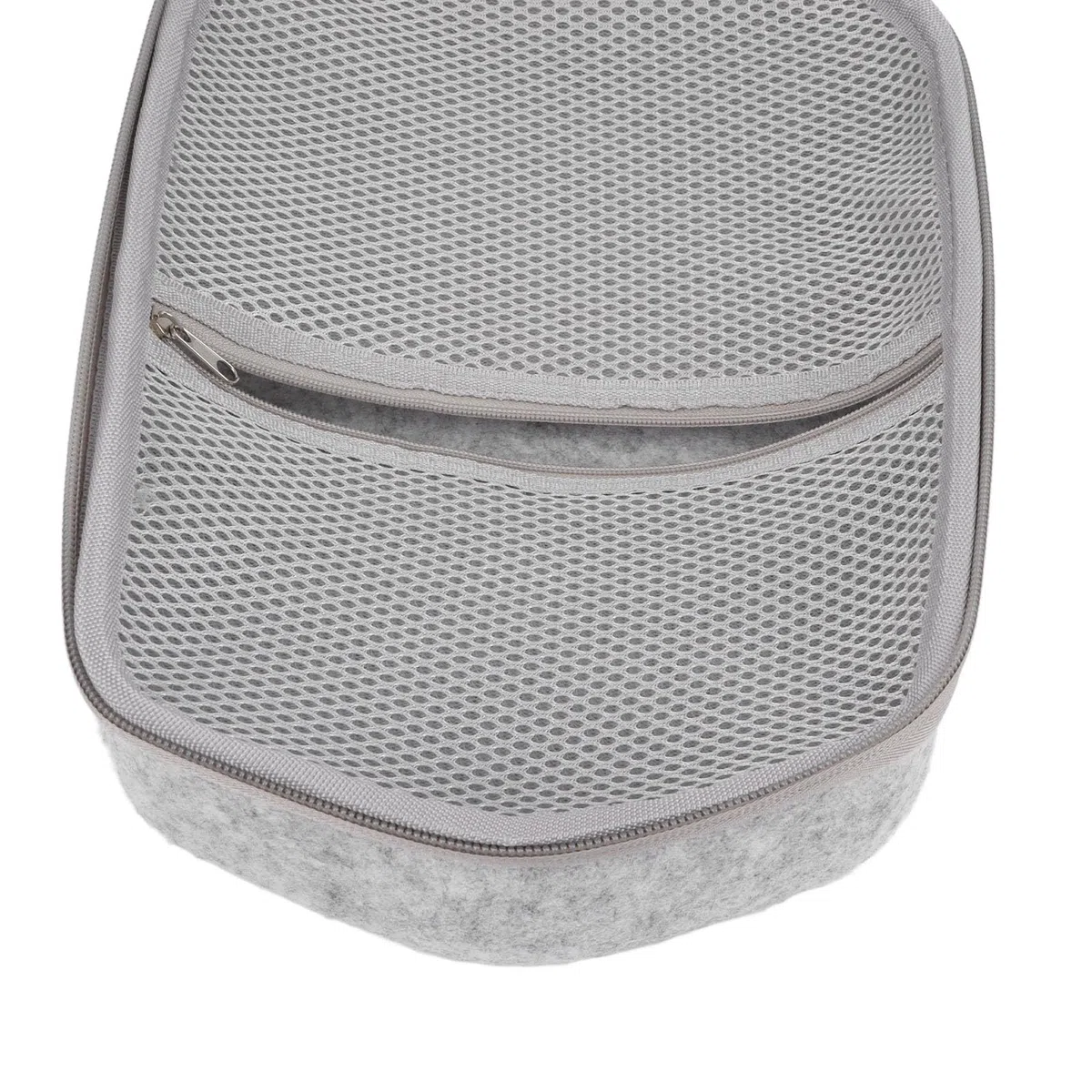 VR Sac De Rangement pour Lunettes, EVA Anti-Rayures Portable VR Lunettes De Jeu Étui De Transport pour Oculus Quest Contrôleurs De Casque Boîte De Rangement De Protection (Gris)