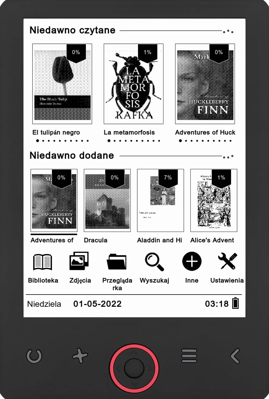 Lecteur d'ebooks bemi Cognita Light 2 - E-ink 6" avec technologie Carta | rétroéclairage intelligent (lumière chaude et froide) | 8 Go de mémoire | 1900 mAh