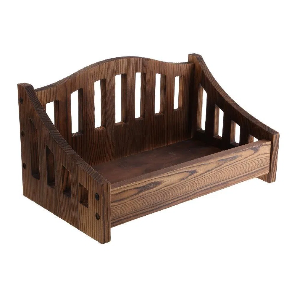Morain Accessoires Photo Bébé Chaise Pose Lit Photo Nouveau-né Studio Photo Lit Pose Meubles en Bois Accessoires Photo Bébé pour Séance Photo Garçon D Mois Accessoires Photo pour Bébé
