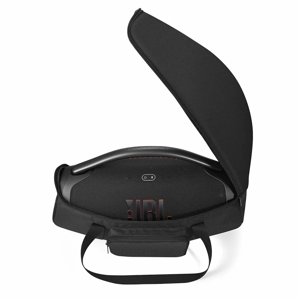 Étui Boombox 3/Boombox 3 WiFi Sac de Protection pour JBL Boombox 3 Portable Haut-Parleur Bluetooth,Boombox 2 Chargeur câble Transport, Housse Rangement Voyage, Sac à bandoulière (Noir)