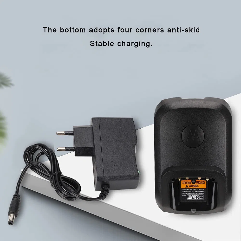 Chargeur de Bureau pour Talkie-walkie, Chargeur Radio Bidirectionnel Compact, Simple, Station de Stable pour Talkie-walkie 100-240 V pour XIR P8268 DP4400
